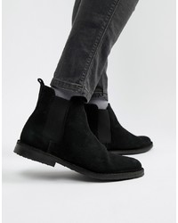 Office Iberian Chelsea Boots In Black Suede