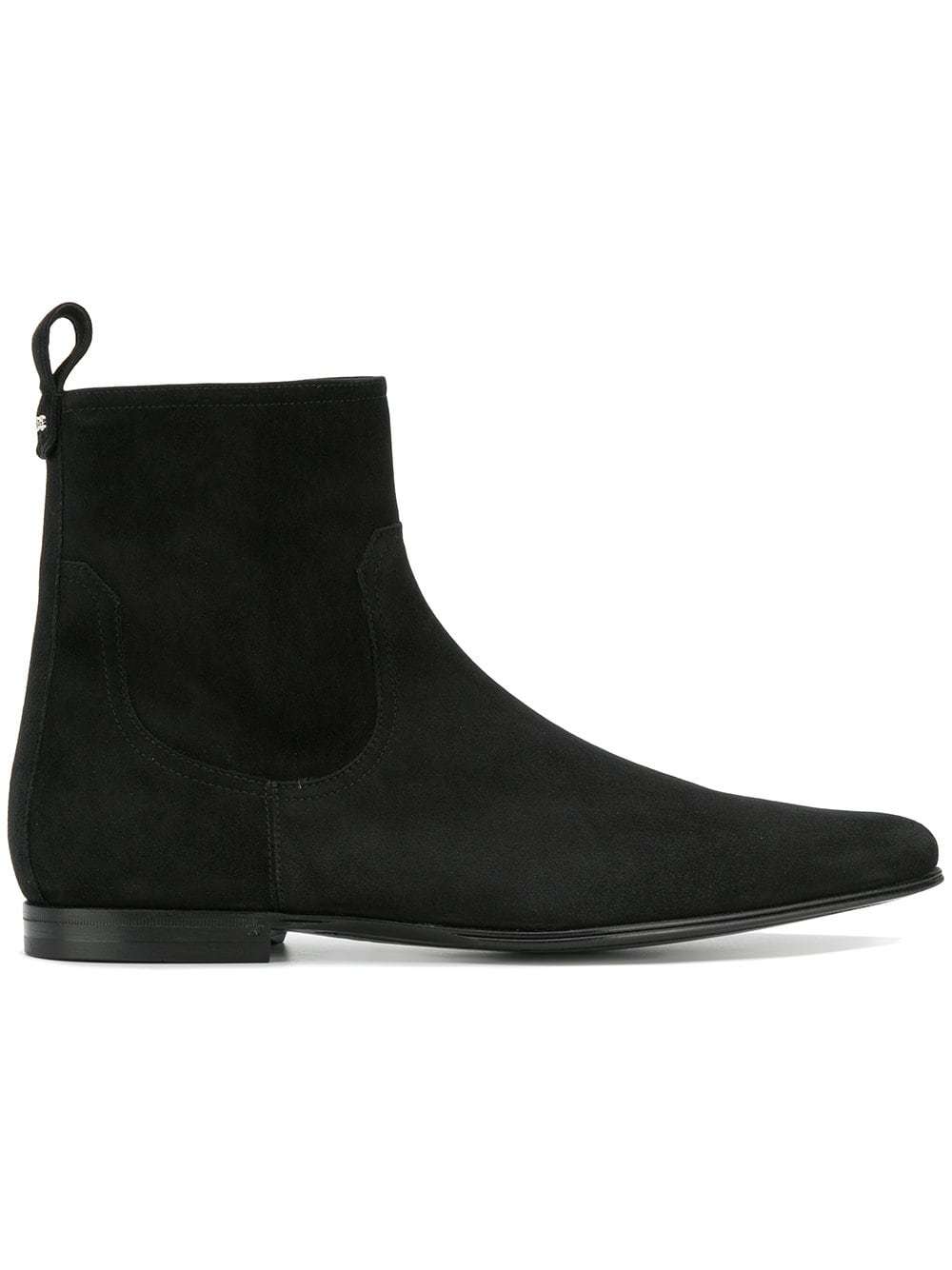 Dolce & Gabbana Suede Chelsea Ankle Boots