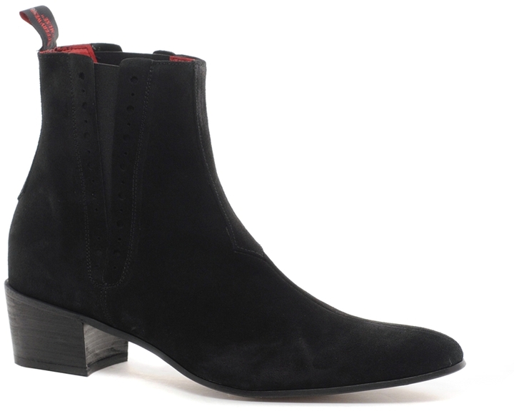 Jeffery West Suede Chelsea Boots Black, $352 | Asos | Lookastic