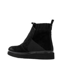 Emporio Armani Knitted Lining Ankle Boots