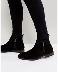 Call it SPRING Ocade Suede Zip Boots In Black