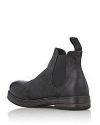 Marsèll Oiled Suede Chelsea Boots Black