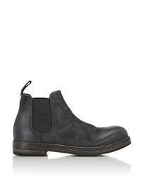 Marsèll Oiled Suede Chelsea Boots Black