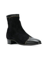 Gucci Panelled Ankle Boots