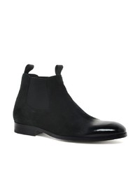 Rolando Sturlini Leather Contrast Toe Chelsea Boots