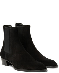 Saint Laurent Suede Chelsea Boots