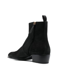 Giuseppe Zanotti Suede Panelled Ankle Boots