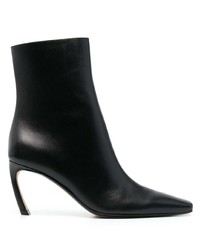 Lanvin Swing 70 Leather Boots