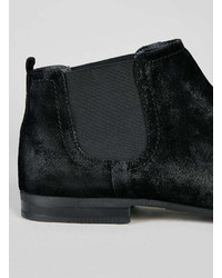Topman Ray Black Suede Chelsea Boots