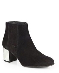 Pedro Garcia Xanti Suede Mirrored Heel Ankle Boots