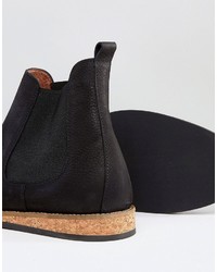Zign Shoes Zign Suede Chelsea Boots With Cork Detail