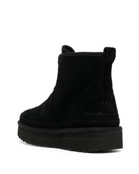 White Mountaineering Zip Detail Ankle Boots