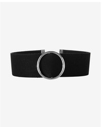 Express Circle Faux Suede Choker Necklace