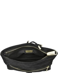 Dsquared2 Babe Wire Black Suede Clutch