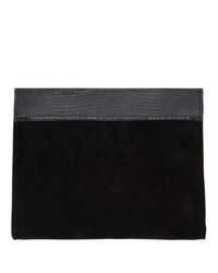 Hunting Season Black Lizard And Suede The Soft Clutch