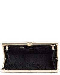 Jimmy Choo Jewelled Collection Celeste Buttons Suede Clutch Black