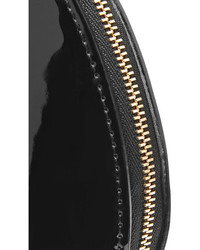 Mansur Gavriel Moon Patent Leather Clutch Black
