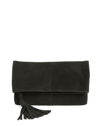 Leith Suede Clutch