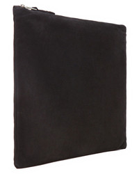 Theperfext Pouch In Black Suede