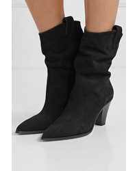 Aquazzura Boogie 70 Suede Ankle Boots