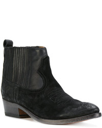 Golden Goose Deluxe Brand Suede Cowboy Style Boots