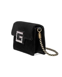 Gucci Black Shoulder Bag With Square G