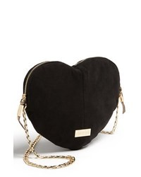 Deux Lux Celestial Heart Crossbody Bag Black