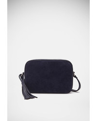 Forever 21 Faux Suede Paneled Crossbody