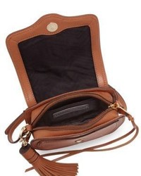 Rebecca Minkoff Suki Mini Leather Suede Saddle Crossbody Bag