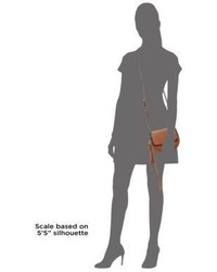 Rebecca Minkoff Suki Mini Leather Suede Saddle Crossbody Bag