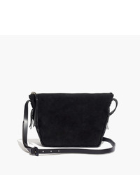 Madewell The Marin Crossbody Bag In Suede