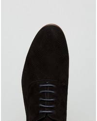 Aldo Coallan Derby Shoes In Black Suede