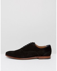 Aldo Coallan Derby Shoes In Black Suede