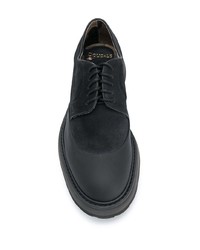 Doucal's Contrast Panel Derby Shoes
