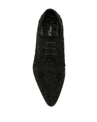 Dolce & Gabbana Embroidered Derby Shoes