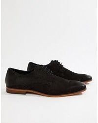 Pier One Lace Up Shoes In Black Nubuck