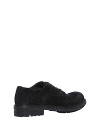 Dolce & Gabbana Stone Washed Suede Derby Lace Up Shoes