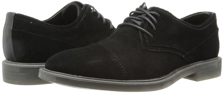 calvin klein black suede shoes