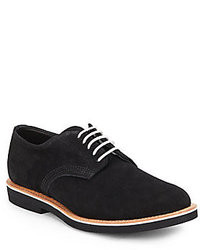 Walk-Over Suede Midi Derby Shoes
