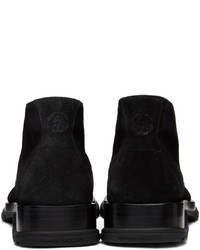 Alexander McQueen Black Suede Desert Boots