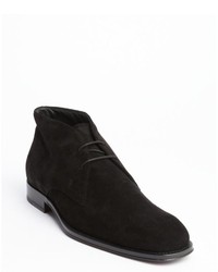 Tod's Black Suede Lace Up Chukka Boots