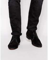 Asos Brand Ankle Boots In Suede