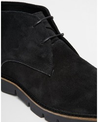 Asos Brand Chukka Boots In Suede