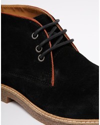 Asos Brand Desert Boots In Suede