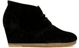 Clarks Originals Yarra Black Suede Wedge Boots Black Suede, $187 | Asos | Lookastic