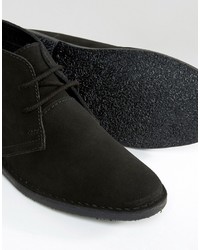 Red Tape Desert Boots Black Suede