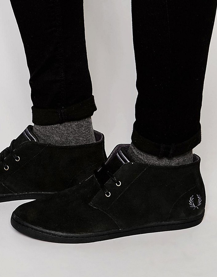 Fred Perry Byron Mid Suede Chukka Boots 
