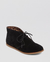 Lucky Brand Lace Up Flat Booties Asherr