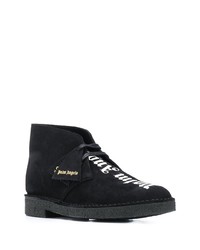 Palm Angels Logo Print Ankle Boots
