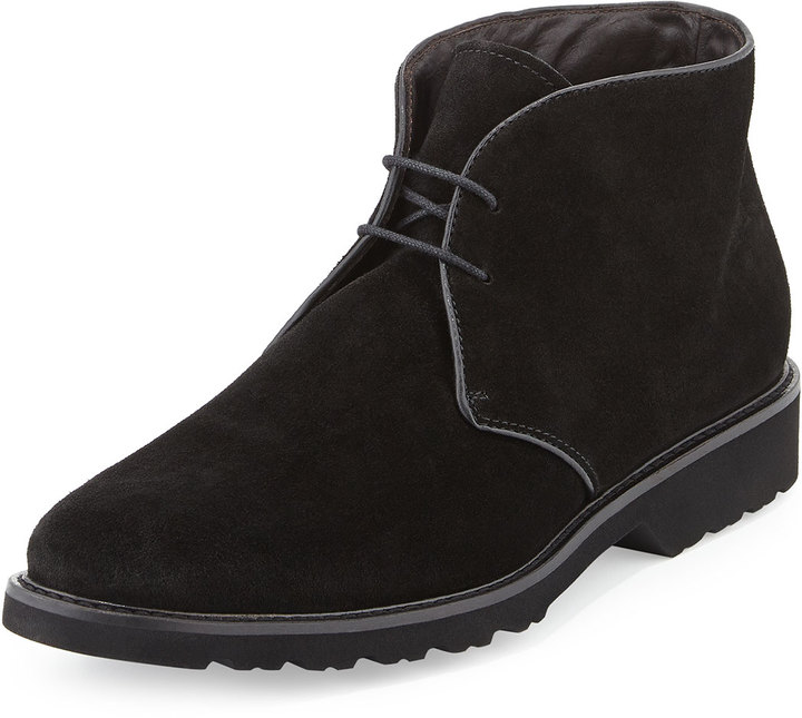 Bruno Magli Malcolm Suede Chukka Boot Black 279 Last Call by